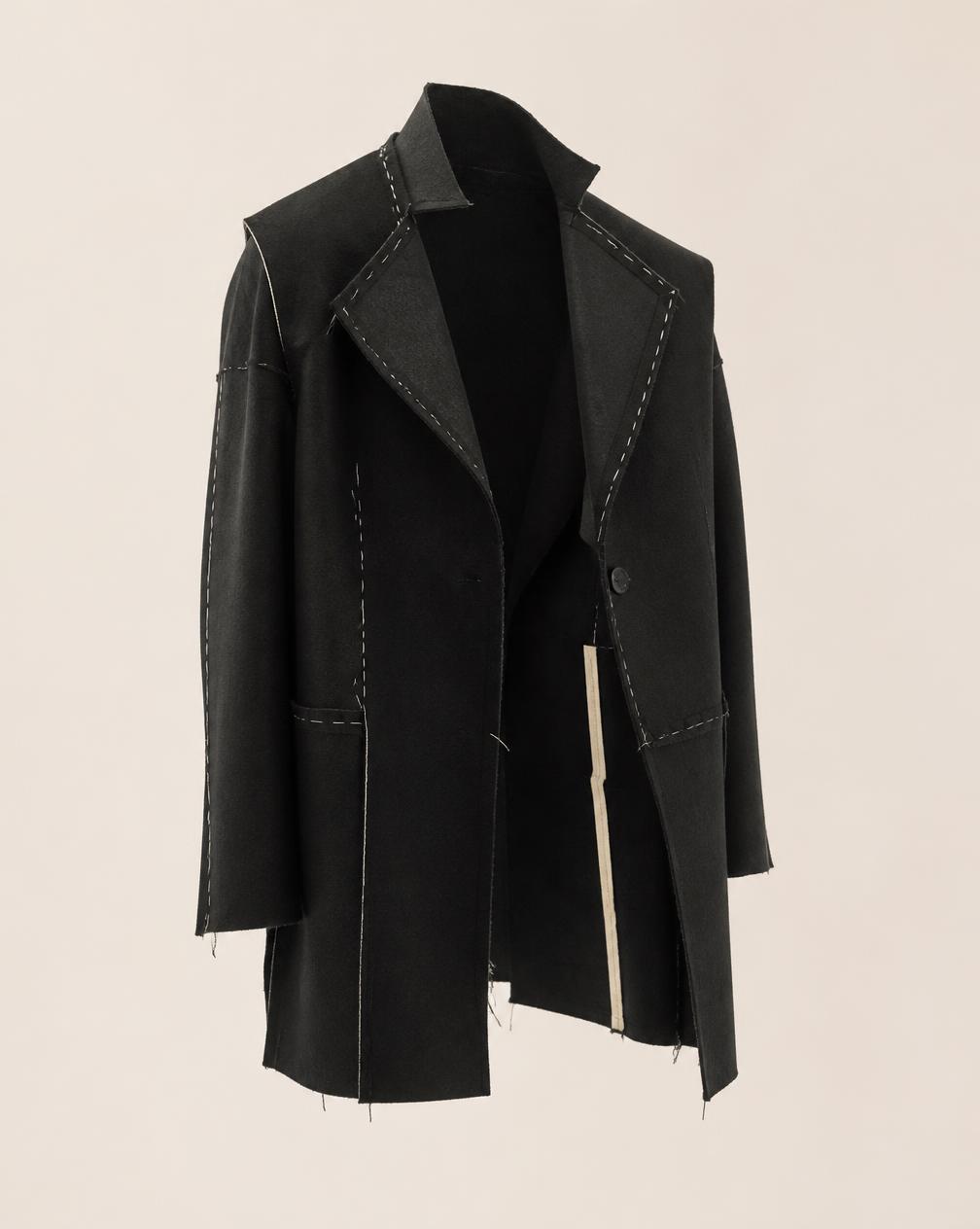 Raw Seam Coat